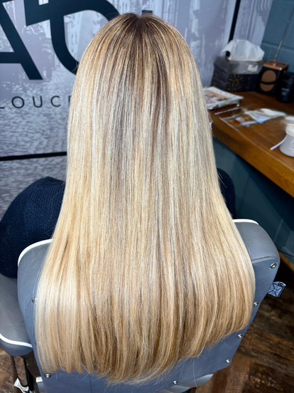 Another angle of nano extensions, showing their flexibility.